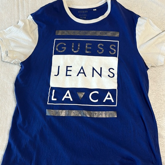 🔷GUESS Tee with Logo Short Sleeve - Picture 1 of 6